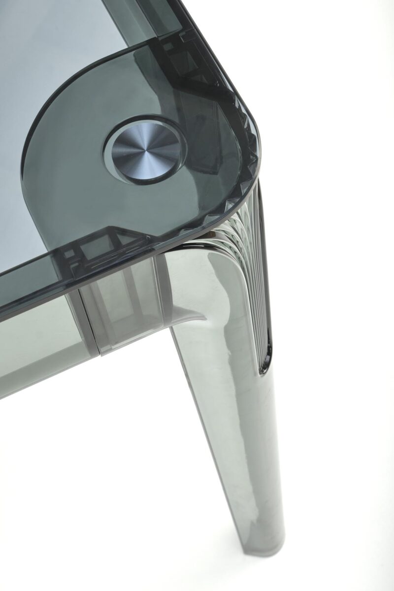 Ruokapöytä GOMEZ, savustettu lasi