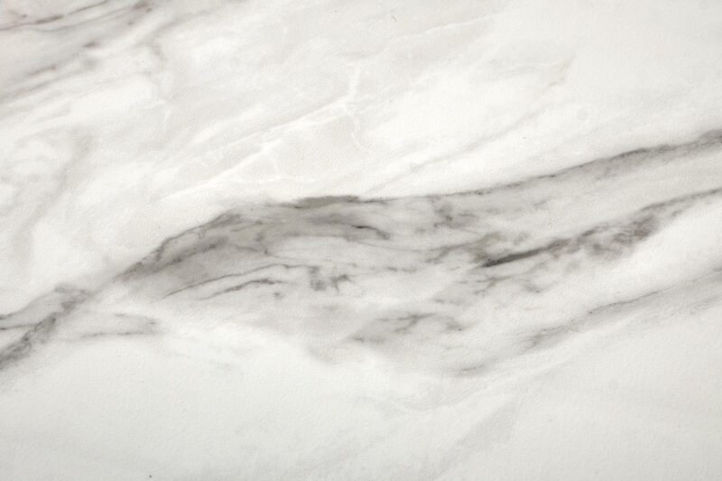 Pidentävä ruokapöytä OSMIR, valkoinen marmori / musta