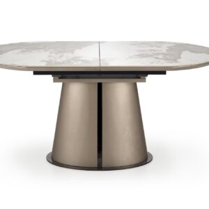 Pidentävä Ruokapöytä ROBION, beige marmori