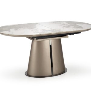 Pidentävä Ruokapöytä ROBION, beige marmori