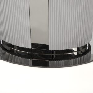 Pitempi ruokapöytä DANCAN, valkoinen marmori