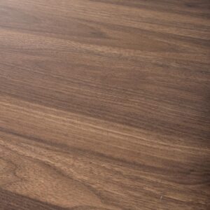 Pyöreä ruokapöytä OLMARA, pähkinäpuu / musta