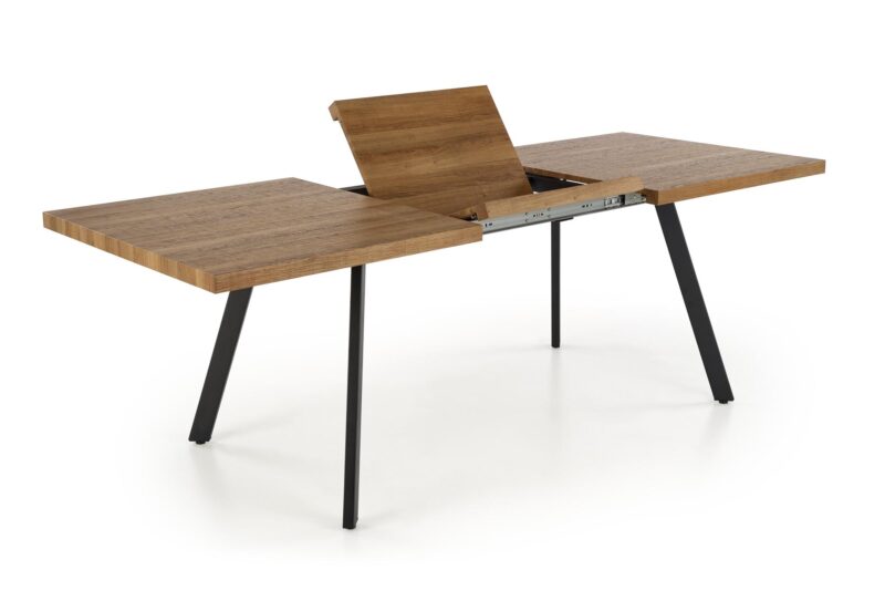 Pidentävä Ruokapöytä ALTENO, pähkinä / musta