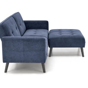 Divaani CORNELIUS, taitettav / tumma / sininen