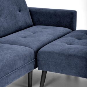 Divaani CORNELIUS, taitettav / tumma / sininen