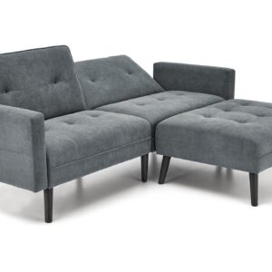 Divaani CORNELIUS, taitettava / tumbaga / harmaa