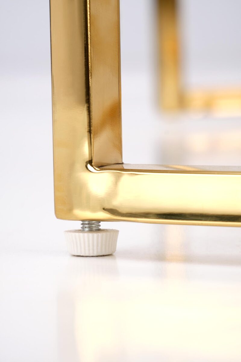 Kahvilapakkauksen MERCURON, valkoinen marmori / kulta