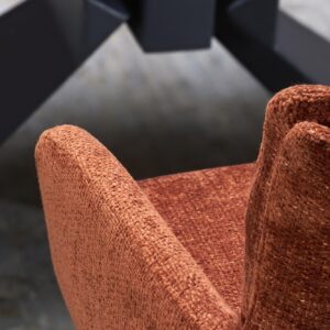 Ruokapöytä NORVIN, sininen marmori / musta