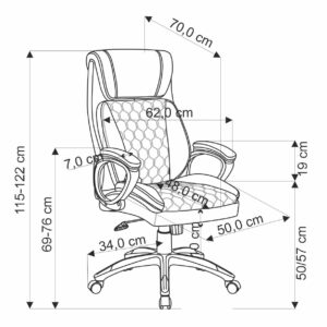 Toimistotuoli THOMER, musta