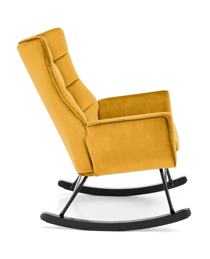 Keinutuoli ALESSA, sinappikeltainen