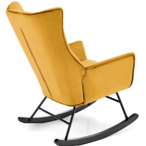 Keinutuoli ALESSA, sinappikeltainen