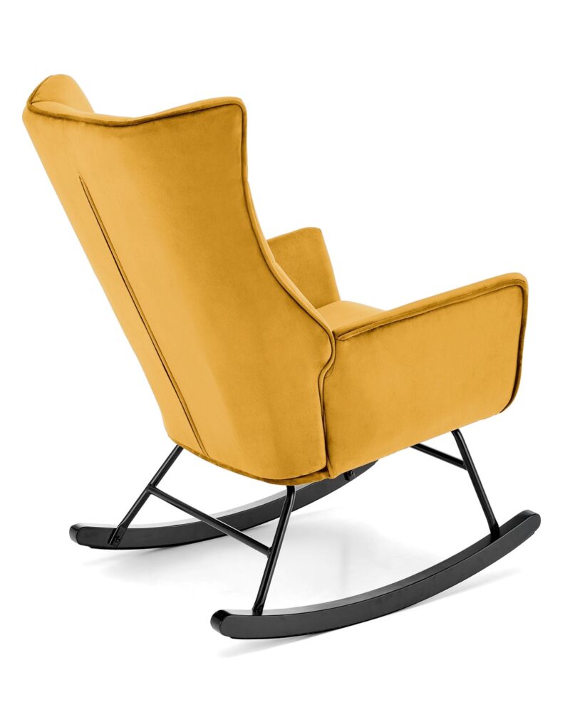 Keinutuoli ALESSA, sinappikeltainen