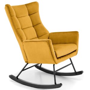 Keinutuoli ALESSA, sinappikeltainen