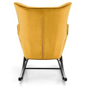 Keinutuoli ALESSA, sinappikeltainen