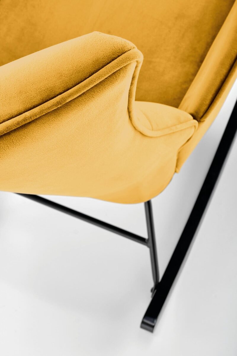 Keinutuoli ALESSA, sinappikeltainen