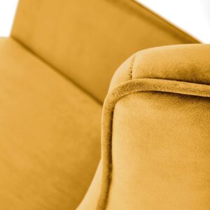 Keinutuoli ALESSA, sinappikeltainen