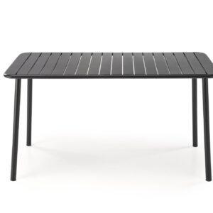 Ruokapöytä AUROSO, suorakulmainen / musta