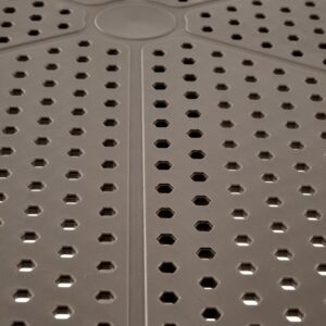 Ruokapöytä BELESSA, pyöreä / piparminttu