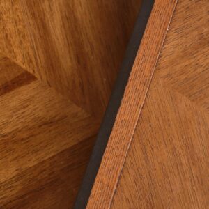 Kahvikalusteet SET ELERNA (2 kpl), pähkinä / musta