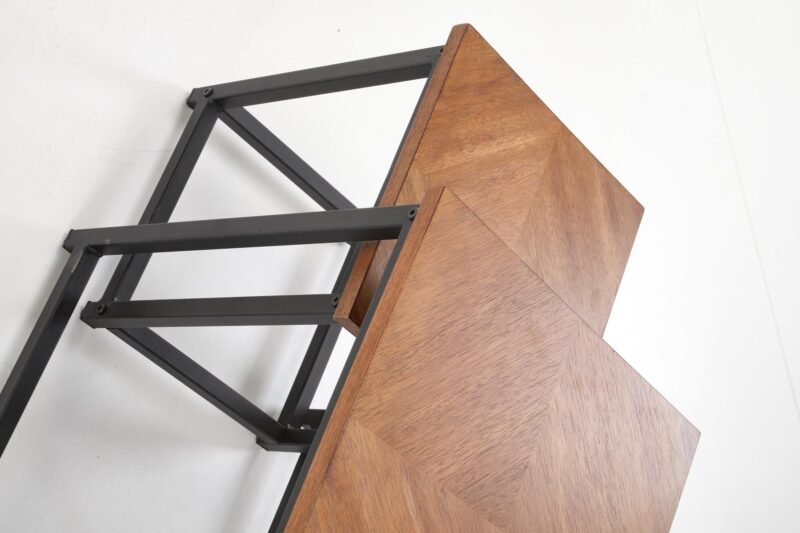 Kahvikalusteet SET ELERNA (2 kpl), pähkinä / musta