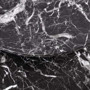 Kahvilatablettisetti ORELIN, must marmori / musta