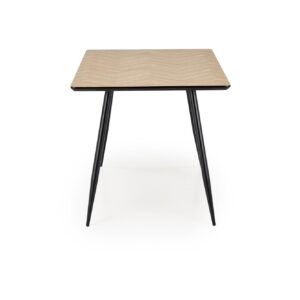 Ruokapöytä ALVELA, luonnollinen / musta