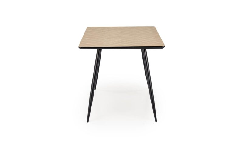 Ruokapöytä ALVELA, luonnollinen / musta