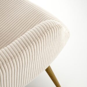 Nojatuoli AMADOR, kermaisen värinen