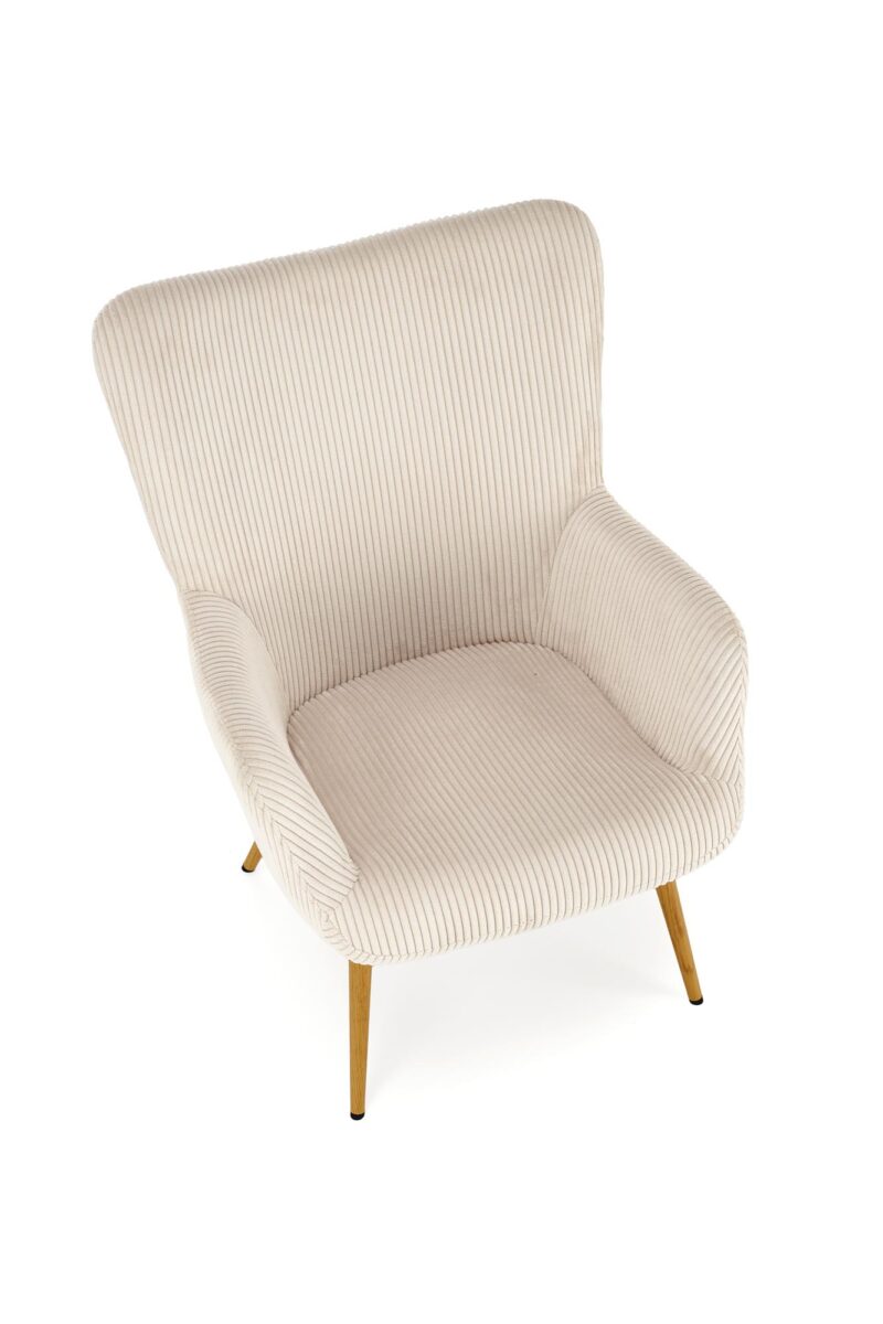 Nojatuoli AMADOR, kermaisen värinen