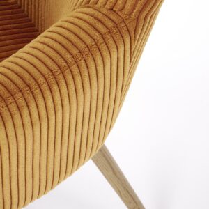 Nojatuoli AMADOR, sinappikeltainen