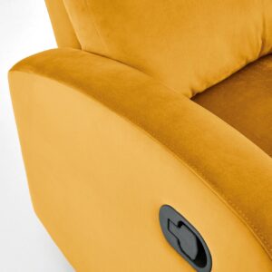 Sohva WONDER manuaalinen nojatuoli, sinappikeltainen