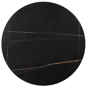 Kahvitablettikokonaisuus FATIMA, musta marmori / kulta