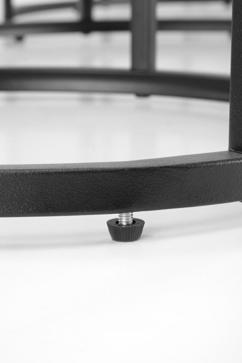 Kahvintason setti GILDA, valkoinen marmori / musta