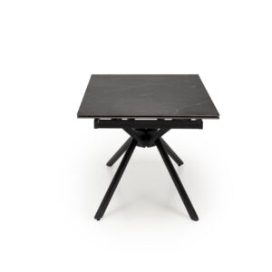 Laajennettava Ruokapöytä VITORINO, musta marmori