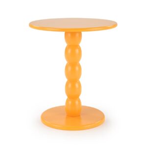 Kahvipöytä CASTARIA, väri sinappi