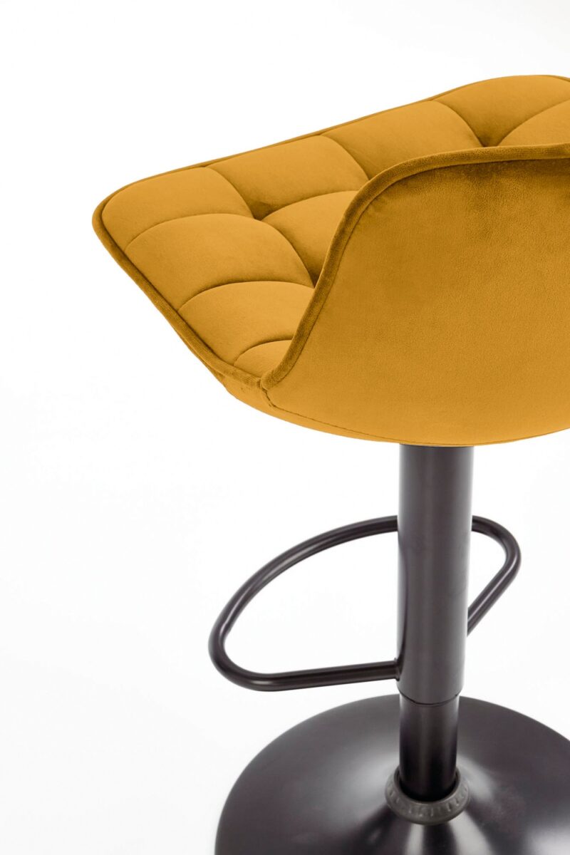 Baari- ja baarituoli MUSTA, sinep