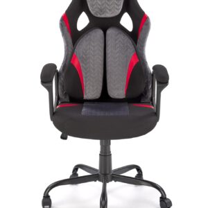 Toimistotuoli JENSEN, musta / harmaa / punainen