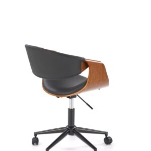 Toimistotuoli ALVIERA, musta / pähkinä