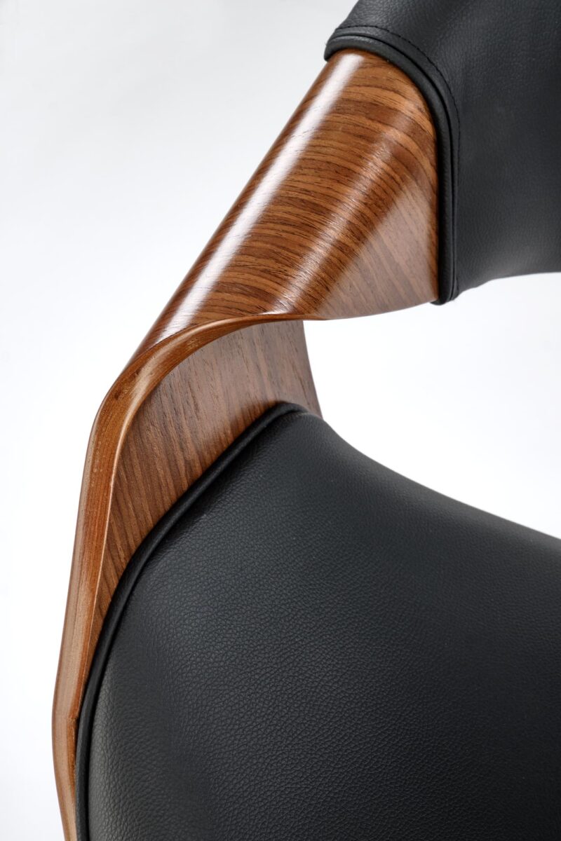 Toimistotuoli ALVIERA, musta / pähkinä