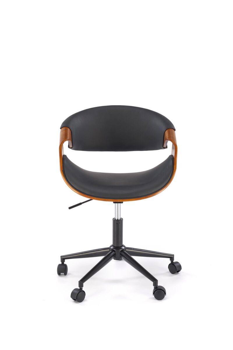 Toimistotuoli ALVIERA, musta / pähkinä