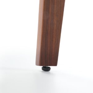 Baari-istuja WALNOR, musta / pähkinä