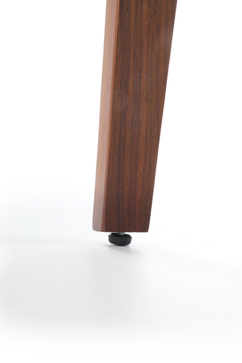 Baari-istuja WALNOR, musta / pähkinä