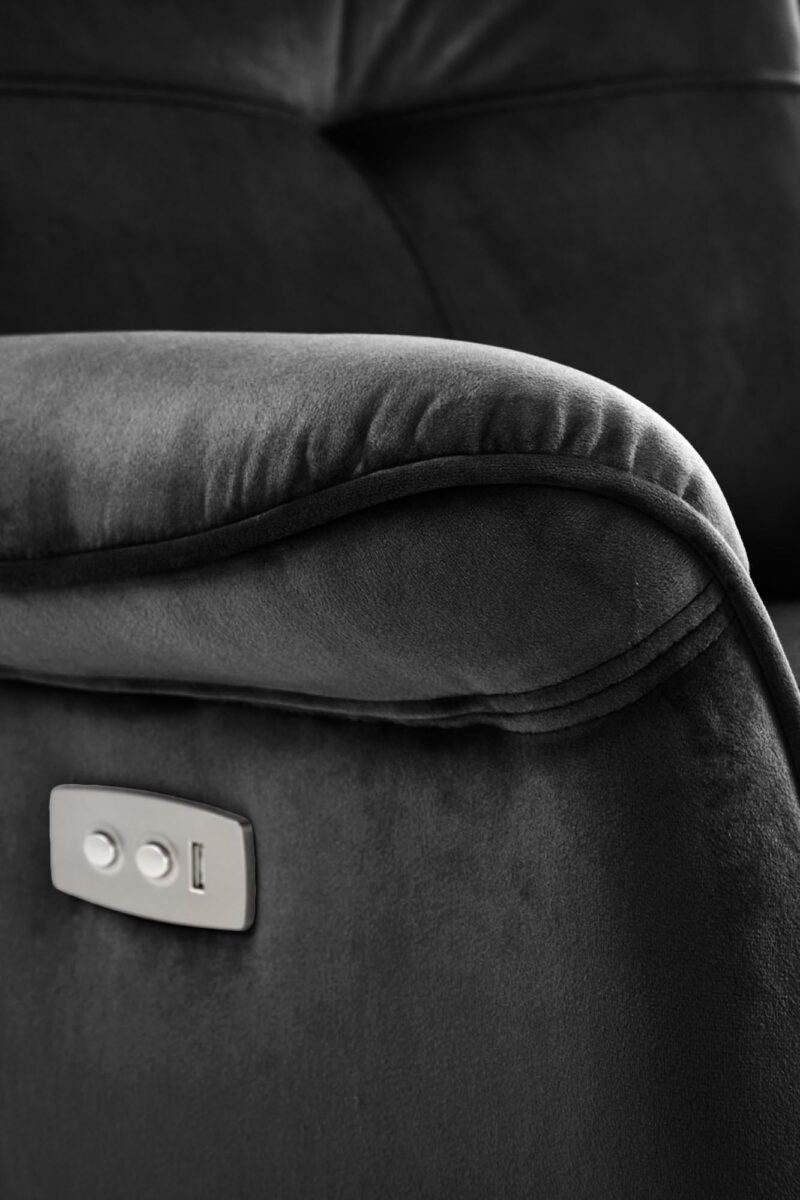 Tuoli SEMIIR, sähköinen nojatuoli, musta