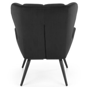 Tyron nojatuoli, musta