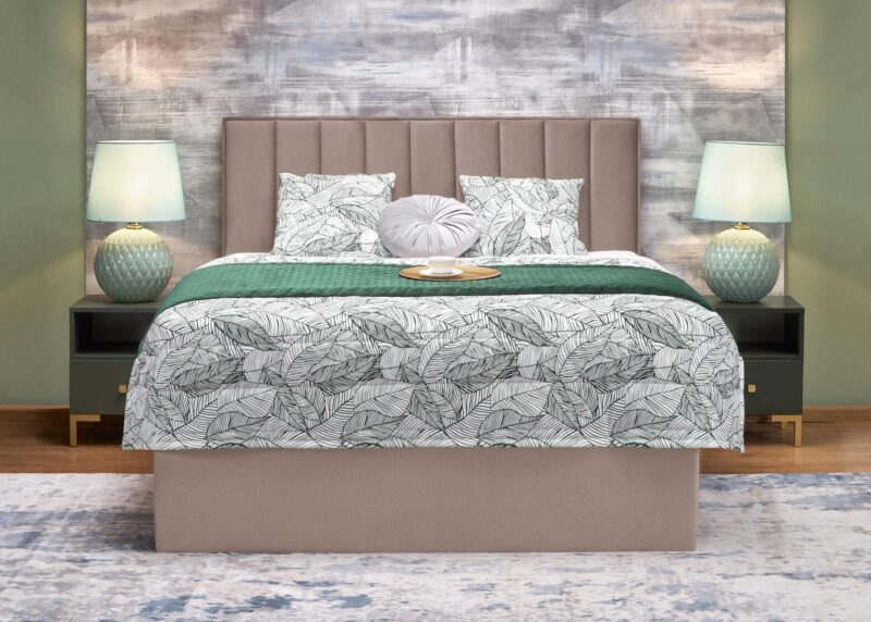 Sänky ASEN 160, vaaleabeige ELEMENT#17