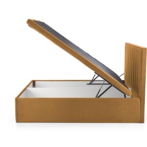 Sänky ASTORIA 160x200, sinikeltainen