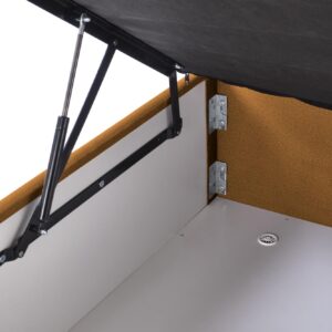 Sänky ASTORIA 160x200, sinikeltainen