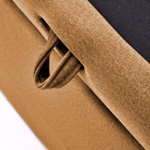 Sänky ASTORIA 160x200, sinikeltainen