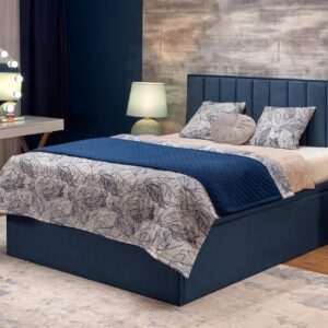 Sänky ASTORIA 160x200, tummansininen