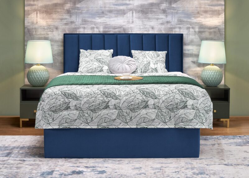 Sänky ASTORIA 160x200, tummansininen